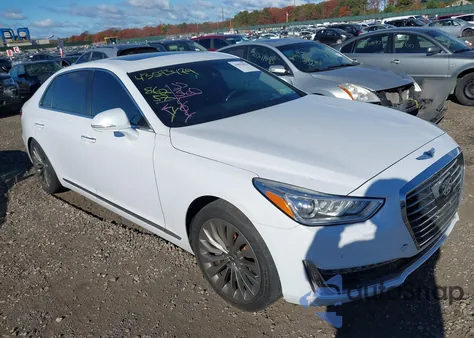 2017 Genesis G90 5.0 Ultimate из США, поврежденный, VIN KMHG54JH9HU025443